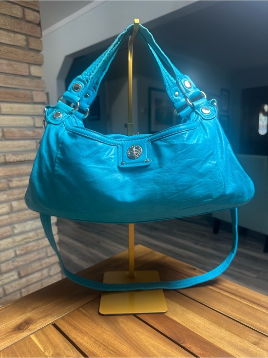 Marc By Marc Jacobs Handbags - Marc by Marc Jacobs Turquoise Soft Leather Shoulder Bag